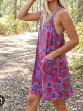 Natural Life Baby Doll Floral Mini Dress S